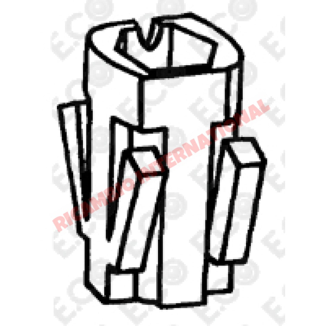 Moulding Trim Clip Kit (2) - Fiat 127 s3,Strada/Ritmo,Regata,Uno - Strada/Ritmo