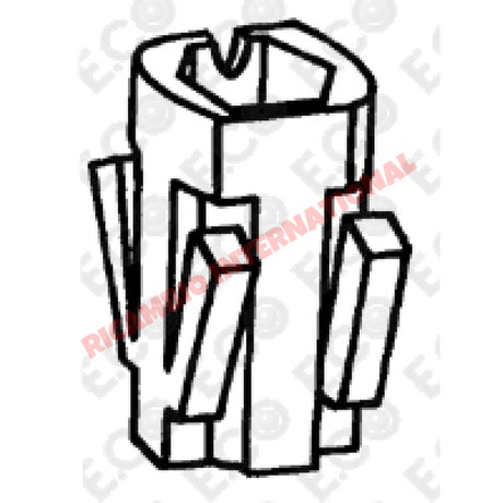 Moulding Trim Clip Kit (2) - Fiat 127 s3,Strada/Ritmo,Regata,Uno - Strada/Ritmo