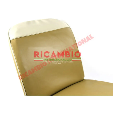 Mushroom Beige Seat Covers Set - Classic Fiat/Autobianchi 500 Giardiniera - Fiat 500 Giardiniera Seat Covers