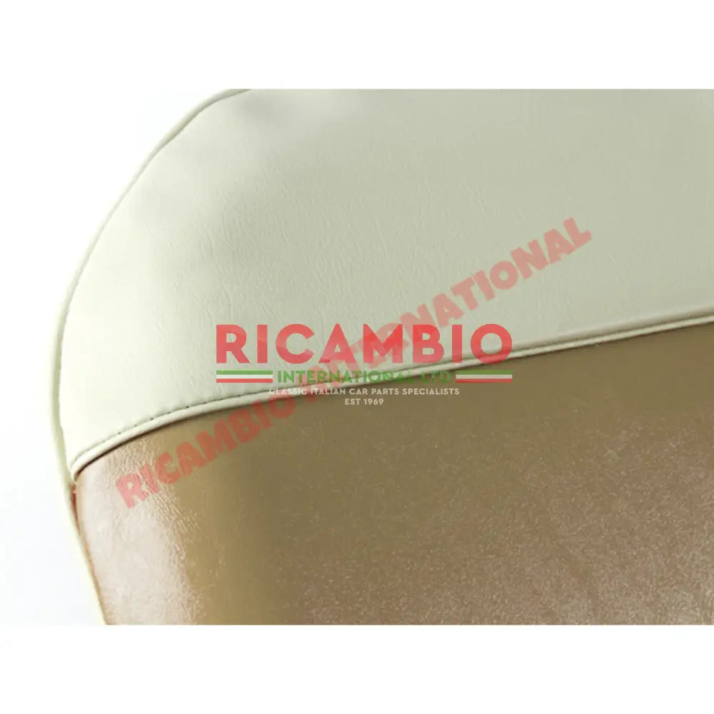 Mushroom Beige Seat Covers Set - Classic Fiat/Autobianchi 500 Giardiniera - Fiat 500 Giardiniera Seat Covers