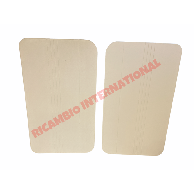 Mushroom Inner Door Panel & Clips Set - Classic Fiat 500F - Interior Parts and Trim