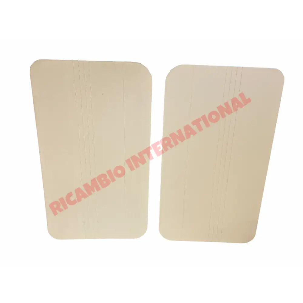 Mushroom Inner Door Panel & Clips Set - Classic Fiat 500F - Interior Parts and Trim