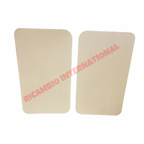 Mushroom Inner Door Panel & Clips Set - Classic Fiat 500F - Interior Parts and Trim