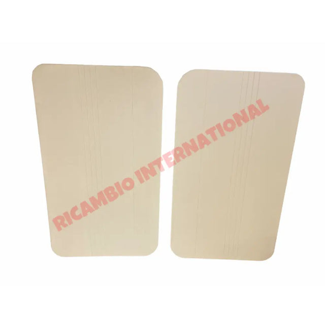 Mushroom Inner Door Panel & Clips Set - Classic Fiat 500F - Interior Parts and Trim