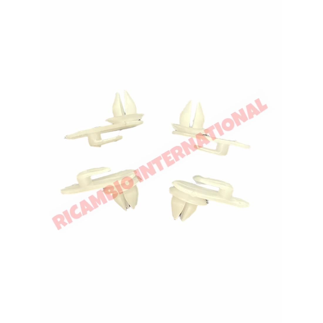 Mushroom Inner Door Panel & Clips Set - Classic Fiat 500F - Interior Parts and Trim