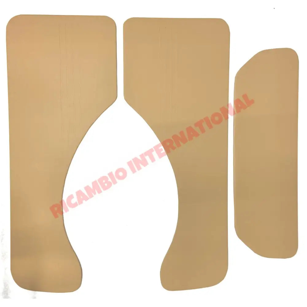 Mushroom Rear Inner Panel Kit - Classic Fiat 500 - Interior Parts and Trim