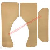 Mushroom Rear Inner Panel Kit - Classic Fiat 500 - Interior Parts and Trim