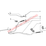 N/S Left Hand Rear Brake Lever - Classic Fiat Panda Uno - Rear Brakes and Related Parts