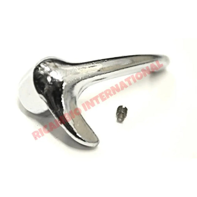 N/S Left Chrome Quarter Light Catch - Classic Fiat 500 600 - Classic Fiat 500 Parts & Spares
