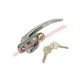 N/S Left Hand Aluminium Outer Door Handle & Keys - Classic Fiat 500 - Classic Fiat 500 Parts & Spares