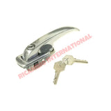 N/S Left Hand Aluminium Outer Door Handle & Keys - Classic Fiat 500 - Classic Fiat 500 Parts & Spares