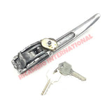N/S Left Hand Aluminium Outer Door Handle & Keys - Fiat 600 - Handles - Locks and Catches