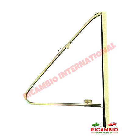 N/S Left Hand Black Quarter Light Frame - Fiat 126 - Bumpers & Assorted Exterior Trim