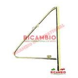 N/S Left Hand Black Quarter Light Frame - Fiat 126 - Bumpers & Assorted Exterior Trim