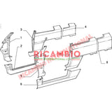 N/S Left Hand Front A-Post Filler Panel - Classic Fiat Panda - Body Panels