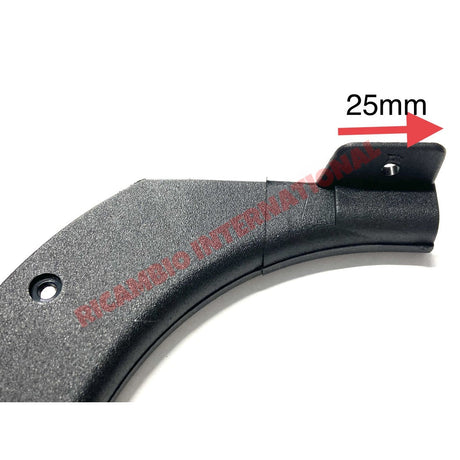 N/S Left Hand Front Carpet Trim & Screws (25mm fitting) - Classic Fiat Panda - Accessories & Interior Parts