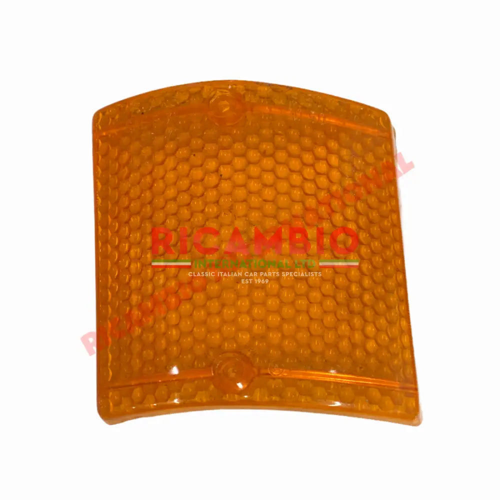 N/S Left Hand Front Indicator Lamp Lens Cover AMBER - Fiat 128 - Lights - Lamps and Lenses