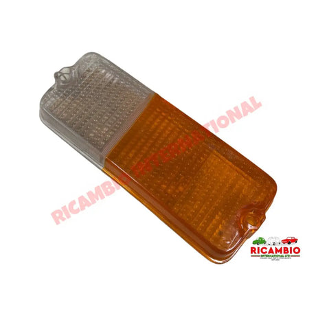 N/S Left Hand Front Indicator Lamp Lens - Fiat 127 Series 1 - Lights - Lamps and Lenses