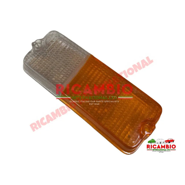 N/S Left Hand Front Indicator Lamp Lens - Fiat 127 Series 1 - Lights - Lamps and Lenses