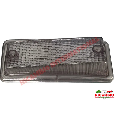 N/S Left Hand Front Indicator Lamp Lens Smoked White - Fiat 126 all - Lights - Lamps & Lenses