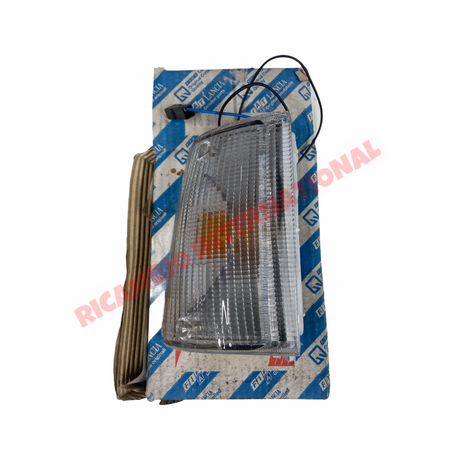 N/S Left Hand Front Indicator Lamp White/Clear - Fiat Uno MK1 - Lights - Lamps & Lenses