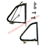 N/S Left Hand Front Quarter Light Assembly Complete - Classic Fiat 500 - Glass & Associated Parts