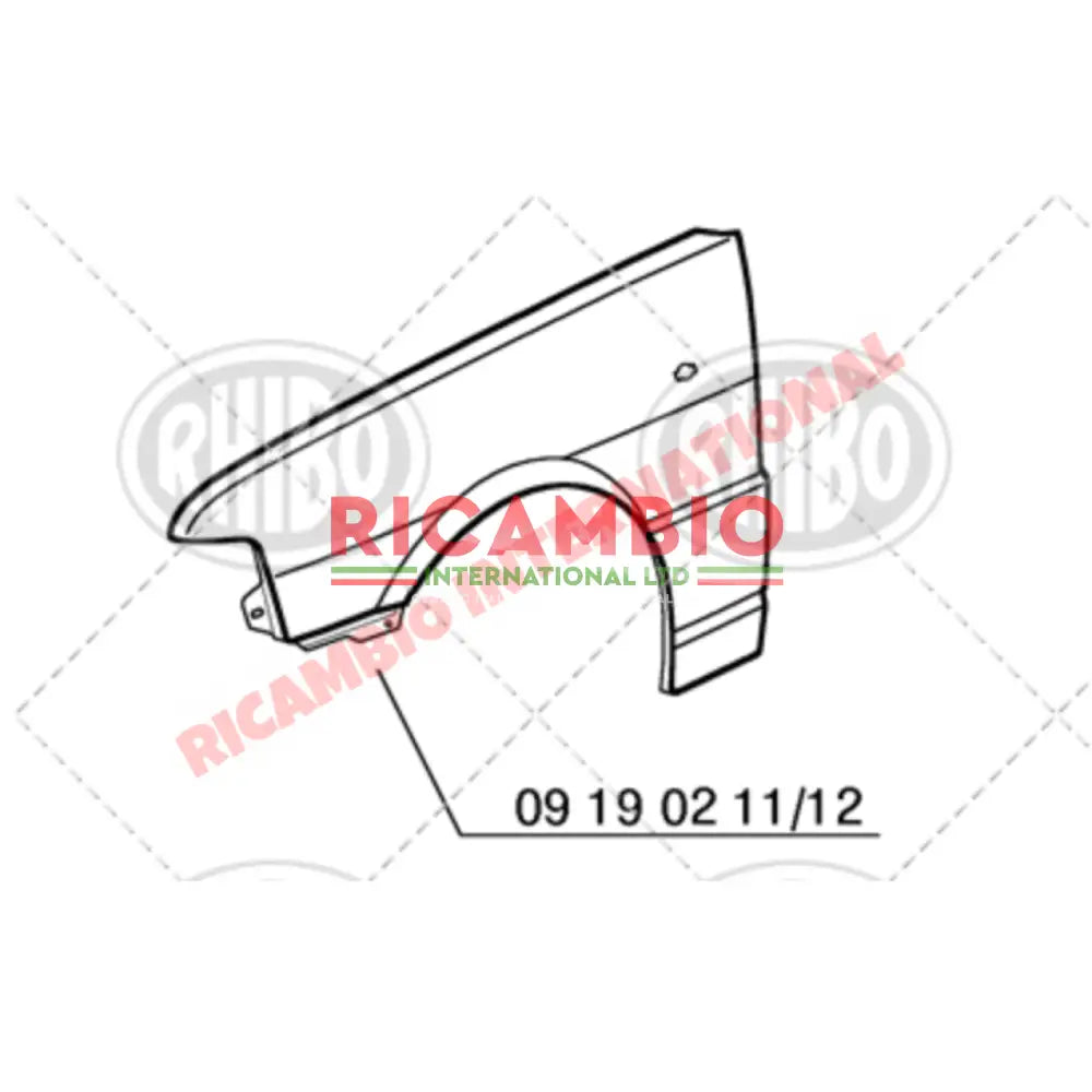 N/S Left Hand Front Wing - Fiat Uno MK2 (1989 on) - Body Part & Panels