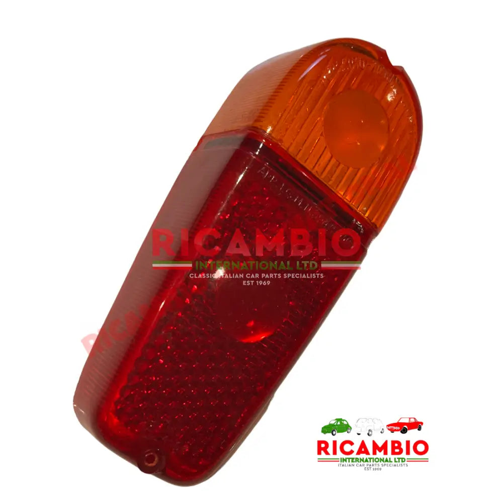 N/S Left Hand Genuine Rear Lamp Lens Cover - Classic Fiat 500 Nuova - Rear Lamps and Associated Items