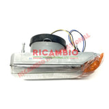 N/S Left Hand Head Lamp H4 with Amber Indicator (LHD) - Classic Fiat Panda - Lighting