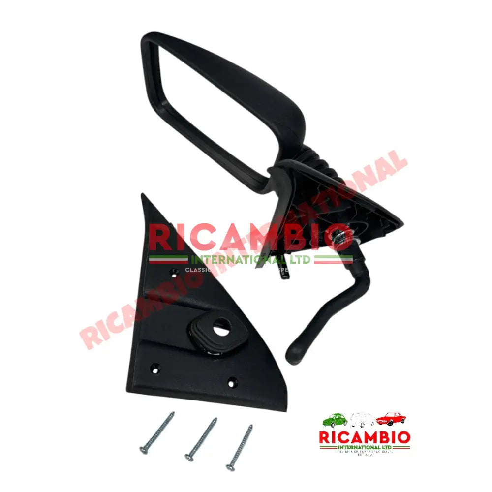 N/S Left Hand Mirror Remote Adjustable INC FITTINGS - Classic Fiat Panda - Mirrors