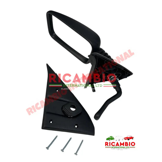 N/S Left Hand Mirror Remote Adjustable INC FITTINGS - Classic Fiat Panda - Mirrors