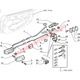 N/S Left Hand Outer Door Handle - Fiat Barchetta - Barchetta