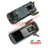 N/S Left Hand Outer Front Door Handle & Keys - Fiat 132 - Fiat 131 Badges - Emblems & Exterior Trim