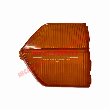 N/S Left Hand Rear Indicator Lamp Lens Cover AMBER - Fiat 124 - Lights - Lamps & Lenses