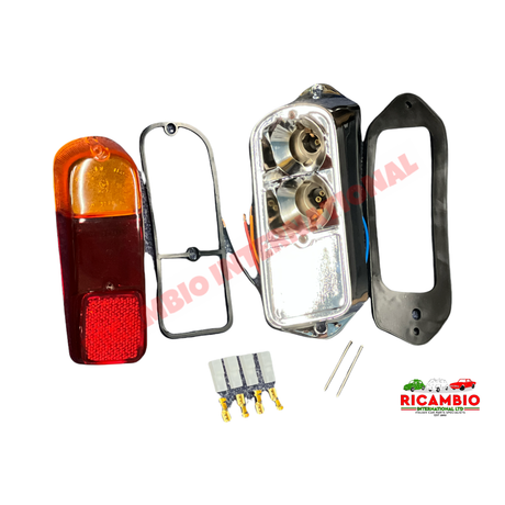 N/S Left Hand Rear Lamp - Classic Fiat 500,600,750 - Lights - Lamps & Lenses