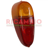 N/S Left Hand Rear Lamp Lens Cover - Classic Fiat 500 Nuova - Lights - Lamps and Lenses