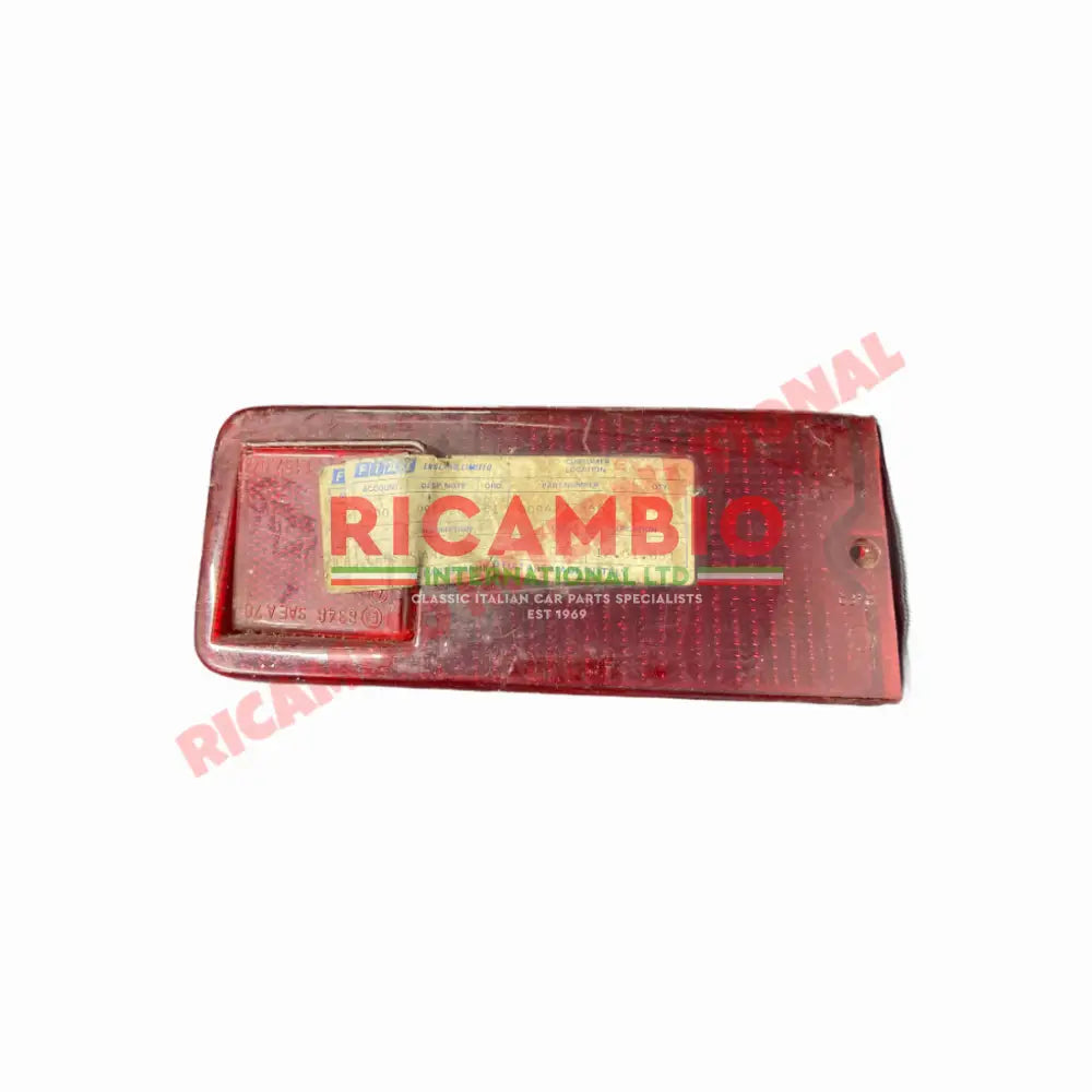 N/S Left Hand Rear Lamp Lens Cover RED - Fiat 127 - Lights - Lamps and Lenses