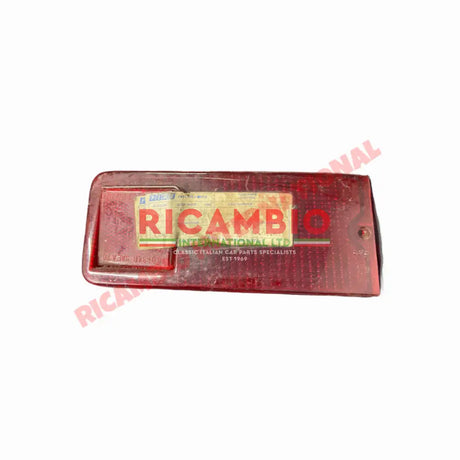 N/S Left Hand Rear Lamp Lens Cover RED - Fiat 127 - Lights - Lamps and Lenses