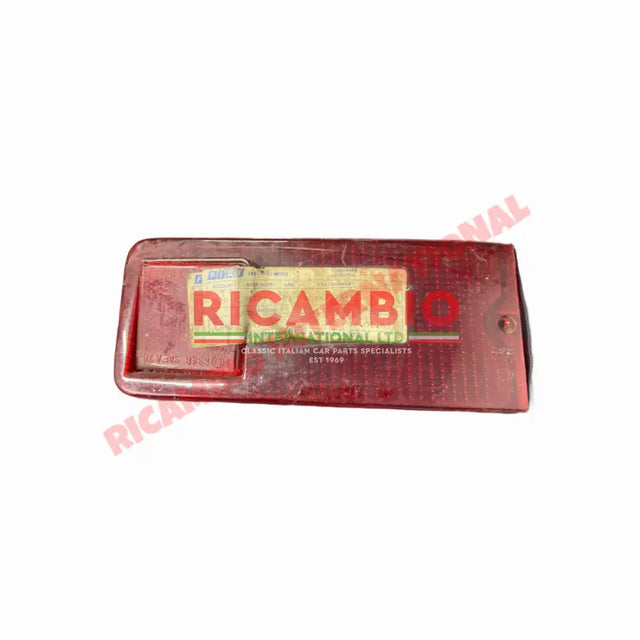N/S Left Hand Rear Lamp Lens Cover RED - Fiat 127 - Lights - Lamps and Lenses