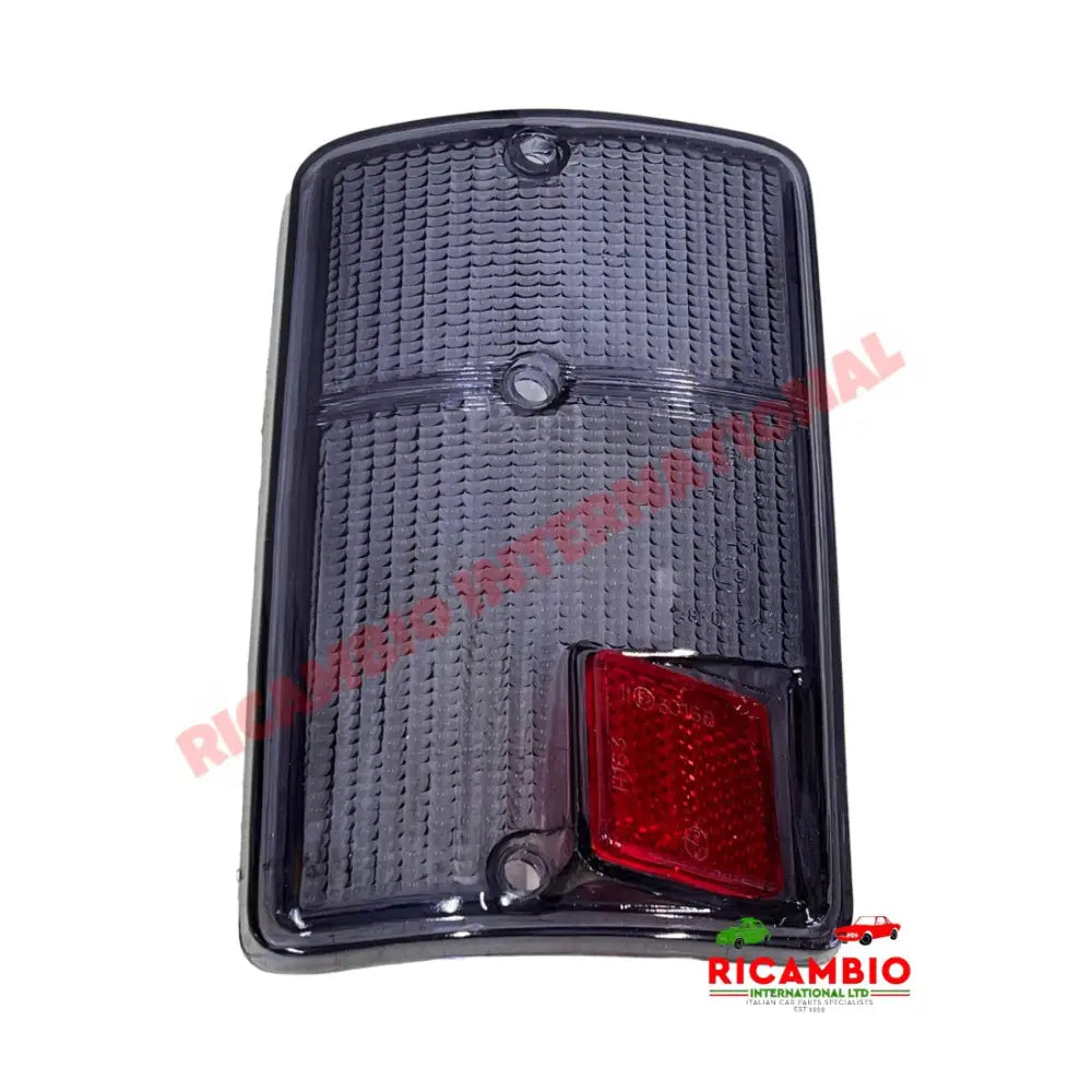N/S Left Hand Rear Lamp Lens Smoked - Fiat 126 Air Cooled - Lights - Lamps & Lenses
