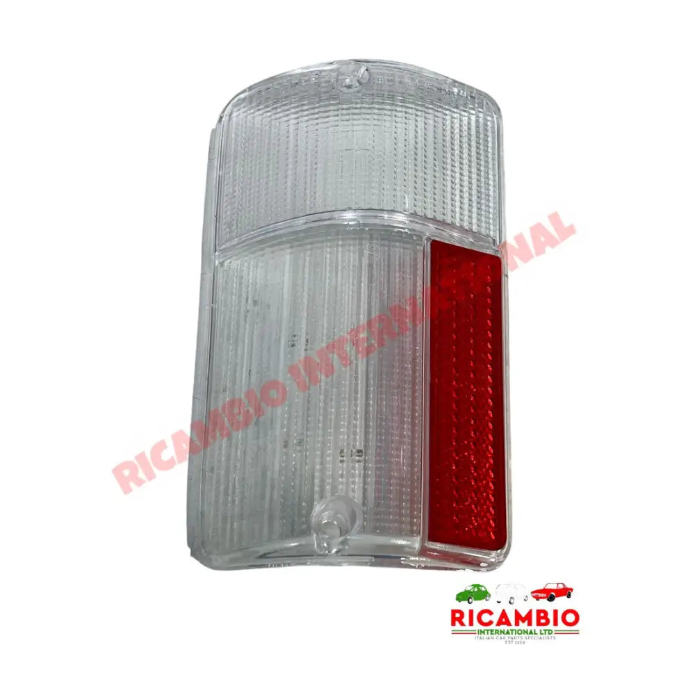 N/S Left Hand Rear Lamp Lens White - Fiat 126 BIS - Lights - Lamps & Lenses