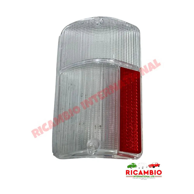 N/S Left Hand Rear Lamp Lens White - Fiat 126 BIS - Lights - Lamps & Lenses