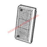 N/S Left Hand Rear Lamp Reverse Lens White - Fiat X19 - Fiat X19 - Lamps & Lighting