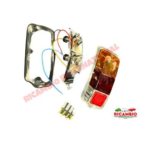 N/S Left Hand Rear Lamp (STARS) - Classic Fiat 500 - Lights - Lamps and Lenses