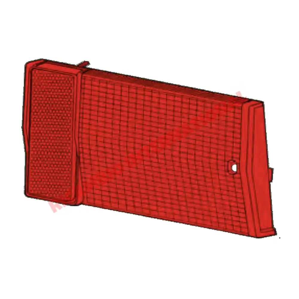 N/S Left Hand Rear Red Lamp Lens - Fiat 124 - Lights - Lamps & Lenses