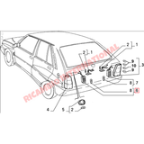 N/S Left Hand Rear Reverse Lamp - Lancia Delta Integrale - Lancia Delta Integrale