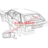 N/S Left Hand Rear View Mirror - Lancia Delta - Lancia Delta Integrale