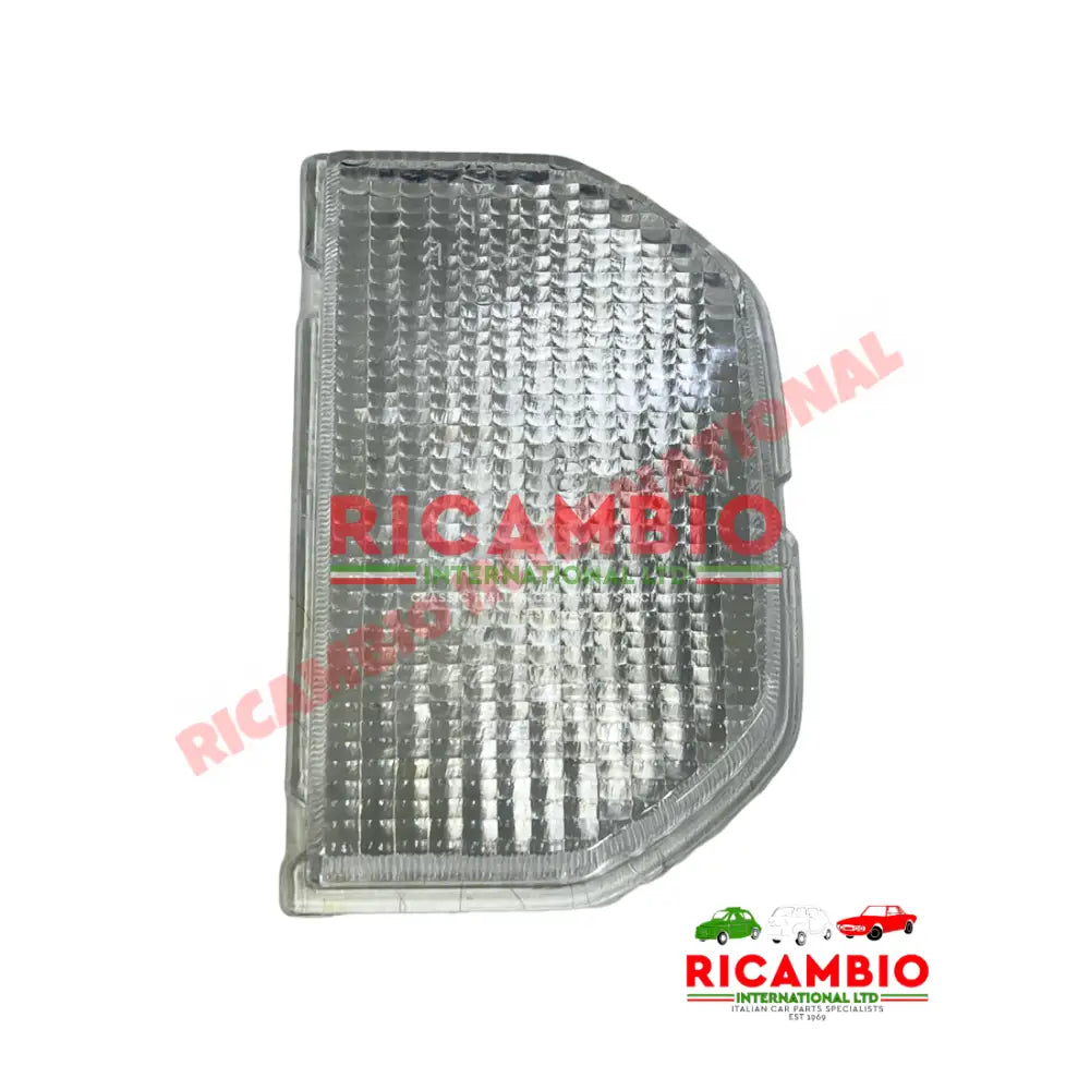 N/S Left Hand Rear White Lens Lamp Cover - Lancia Beta Coupe - Lights - Lamps and Lenses
