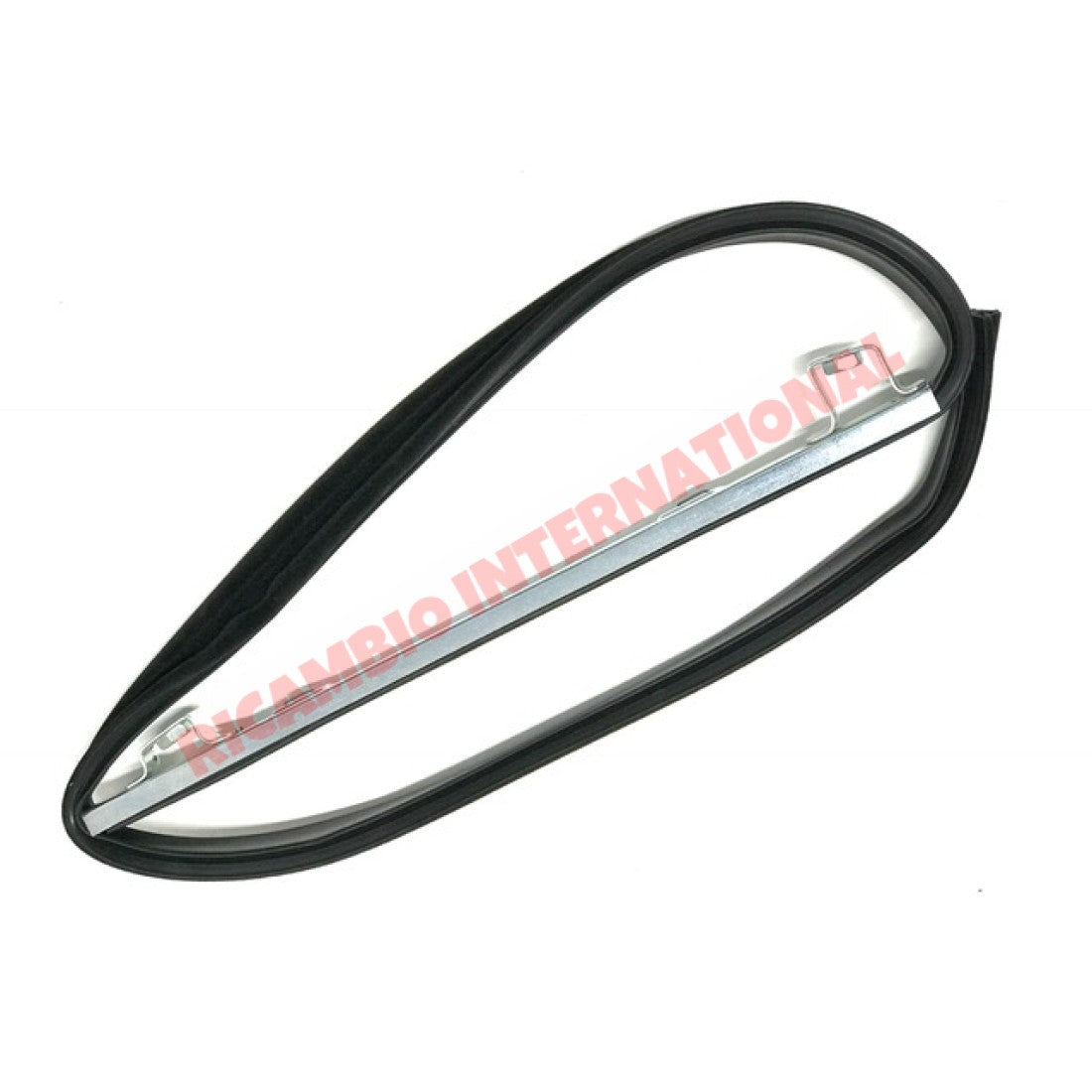 N/S Left Hand Rear Window Channel Guide - Fiat 126 - Gaskets - Seals - Grommets and Rubber Parts