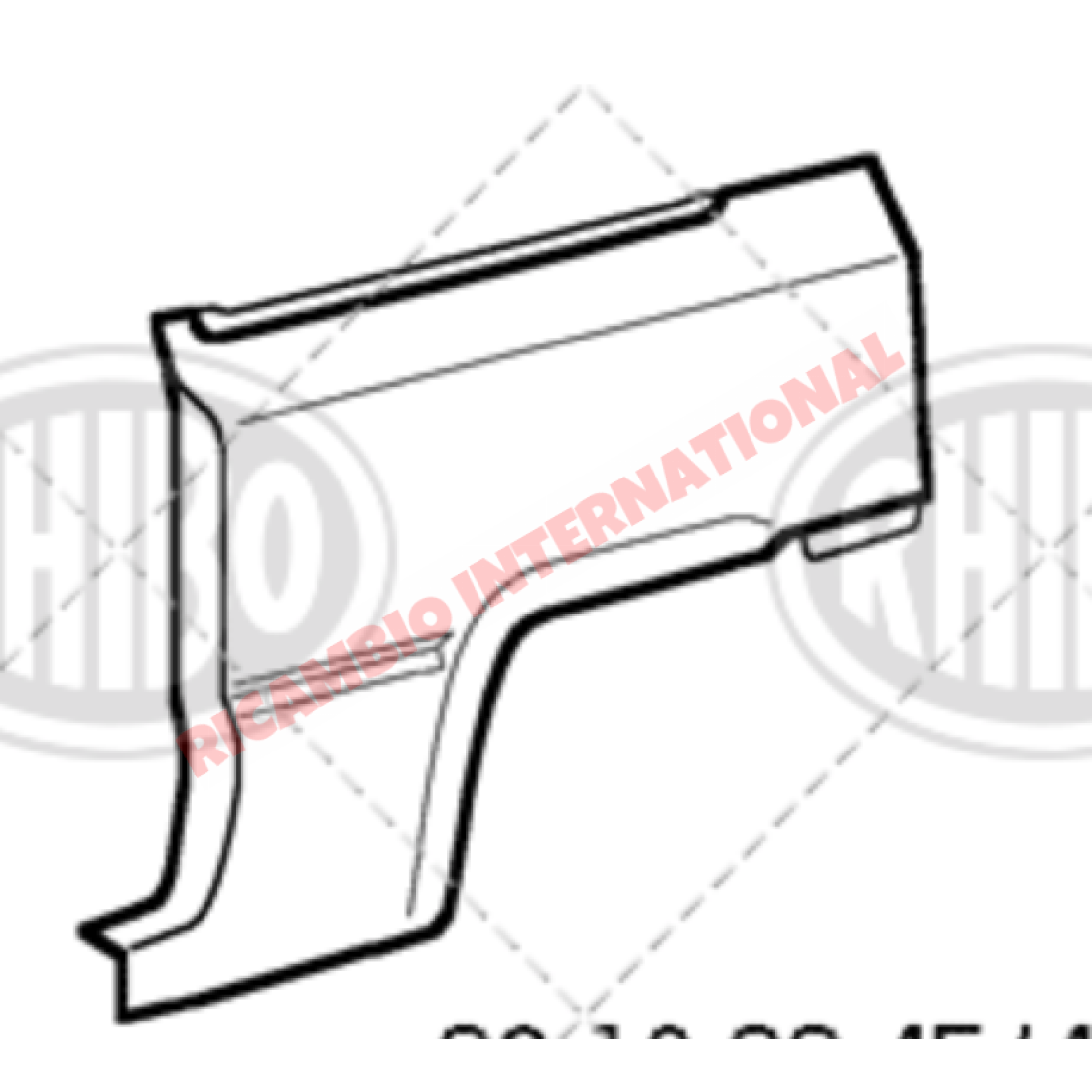 N/S Left Hand Rear Wing - Classic Fiat Panda - Classic Fiat Panda (1981 to 2002)